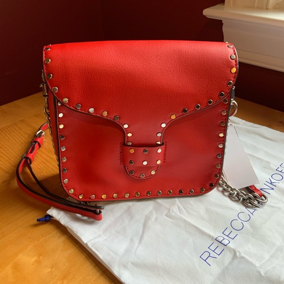 Rebecca minkoff midnighter mini carnation red NWT - Picture 6 of 9